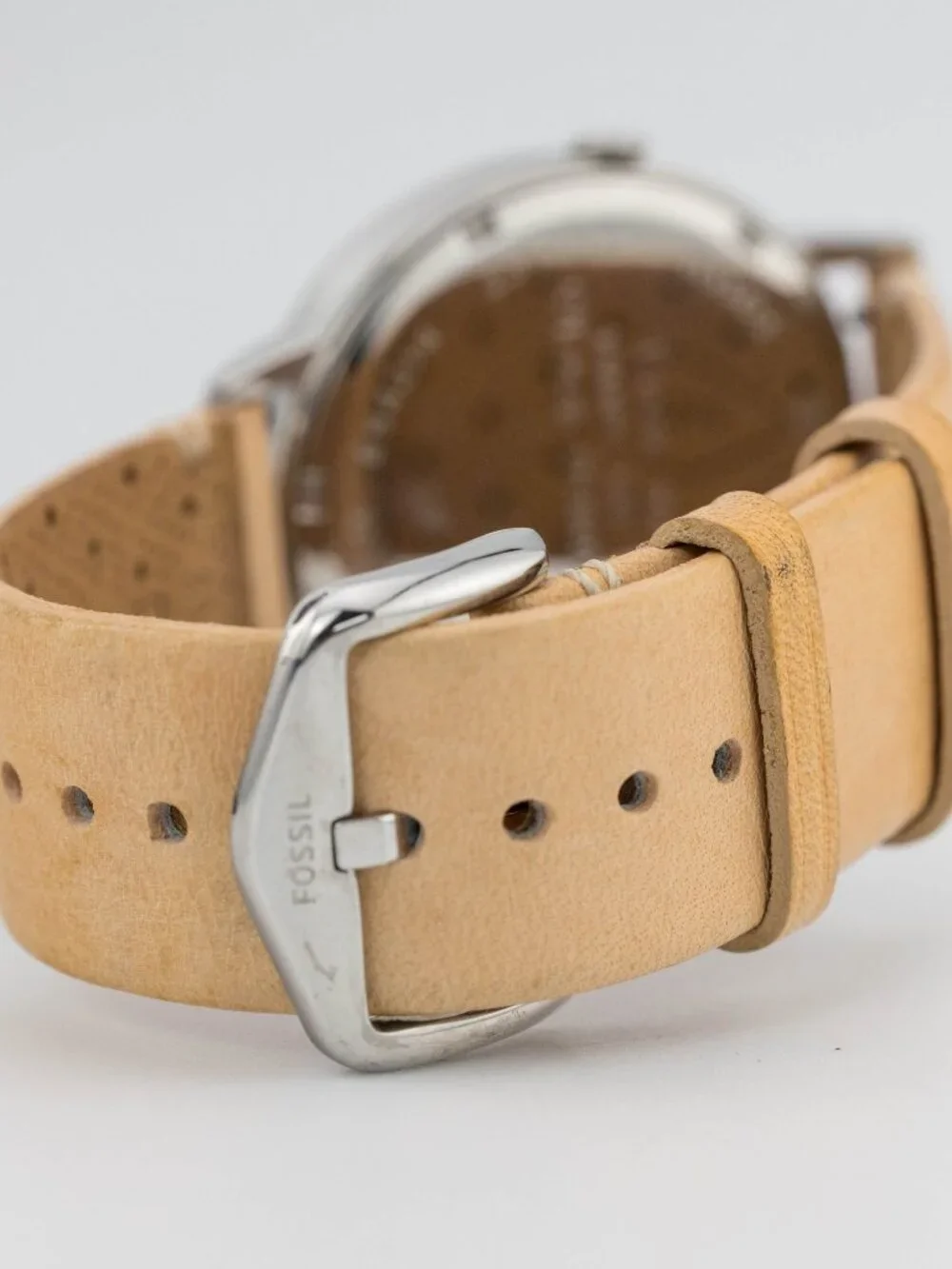 FOSSIL ES4214 Cactus Novelty Leather Quartz Analog Women's Watch New Battery